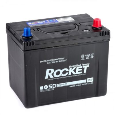 Аккумулятор Rocket SMF+50 90 Ач обратная толстые